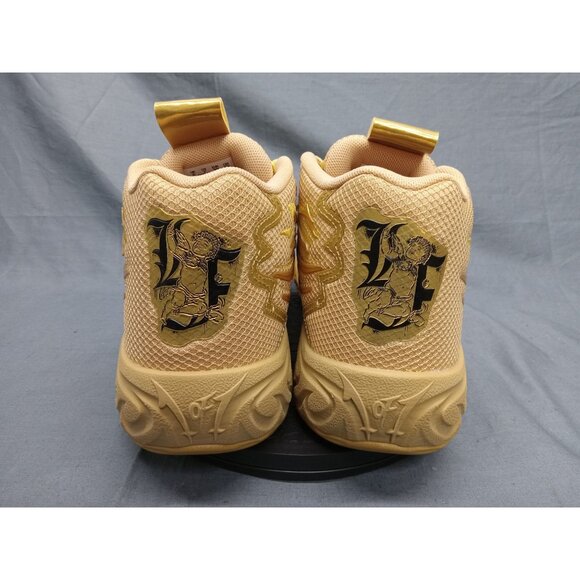 Puma Boys MB.04 Sneakers Golden Child JR Edittion Gold Size 7 NEW NO BOX! - Picture 6 of 11